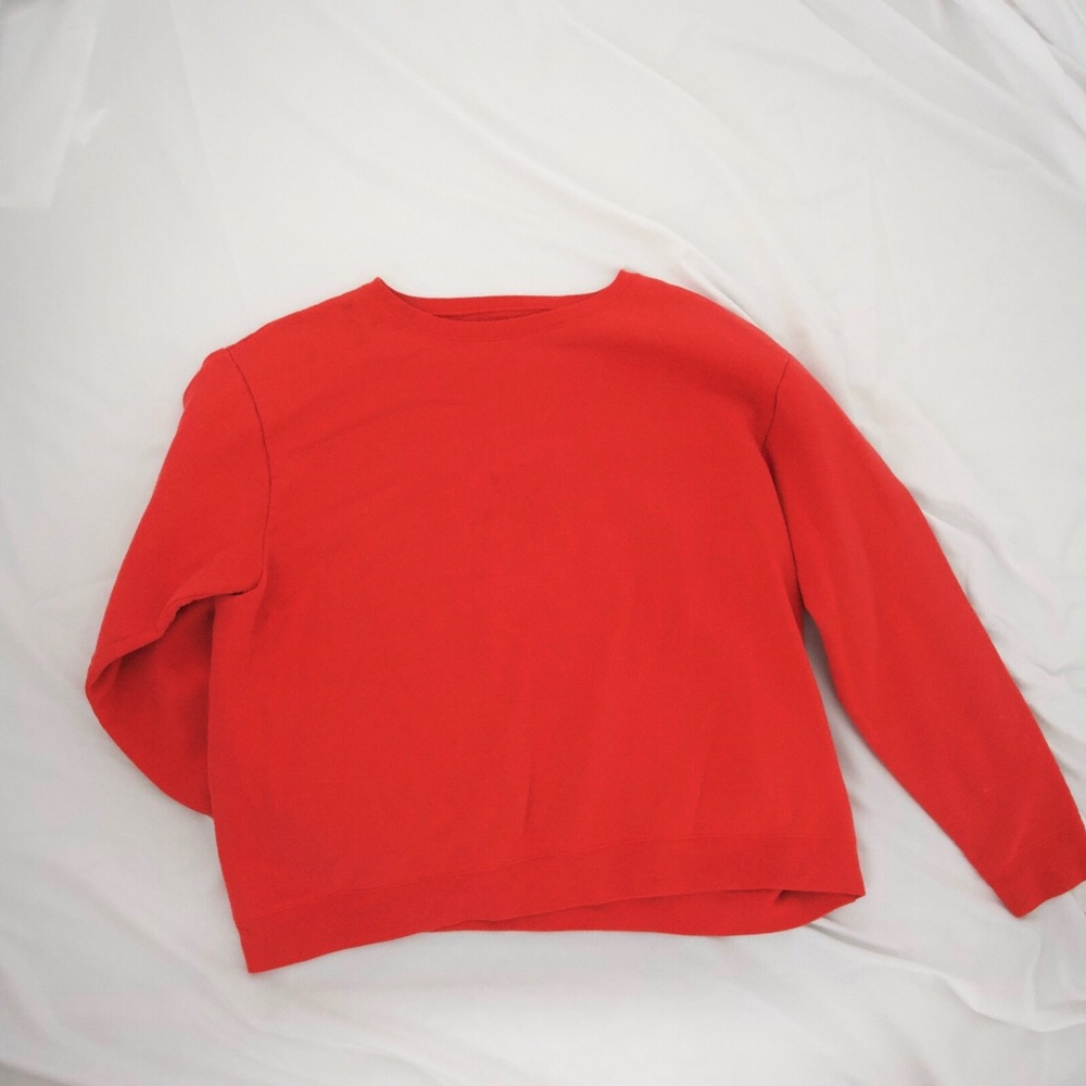 Magenta crew neck